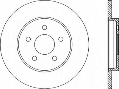 OPEN PARTS bdr194810 -  Тормозной диск